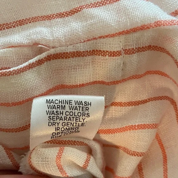 New Flax Striped Pink and White Shorts - Picture 6 of 6